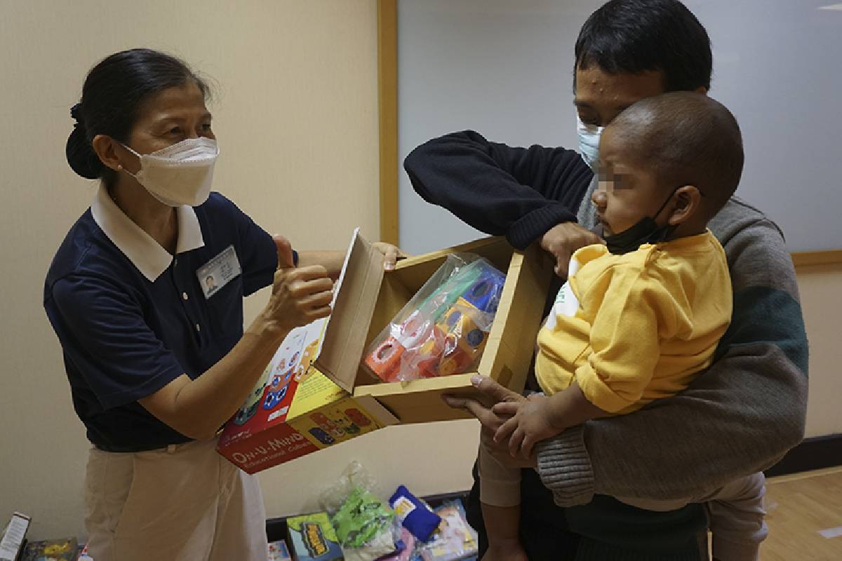 Tzu Chi provides medical support for Rayyan condition