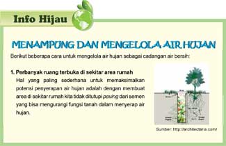 Menampung dan Mengelola Air Hujan