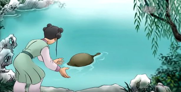 The Turtle Repaying Kindness