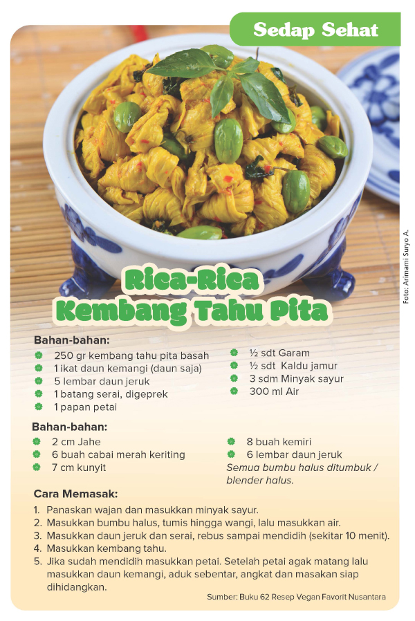 Rica-Rica Kembang Tahu Pita