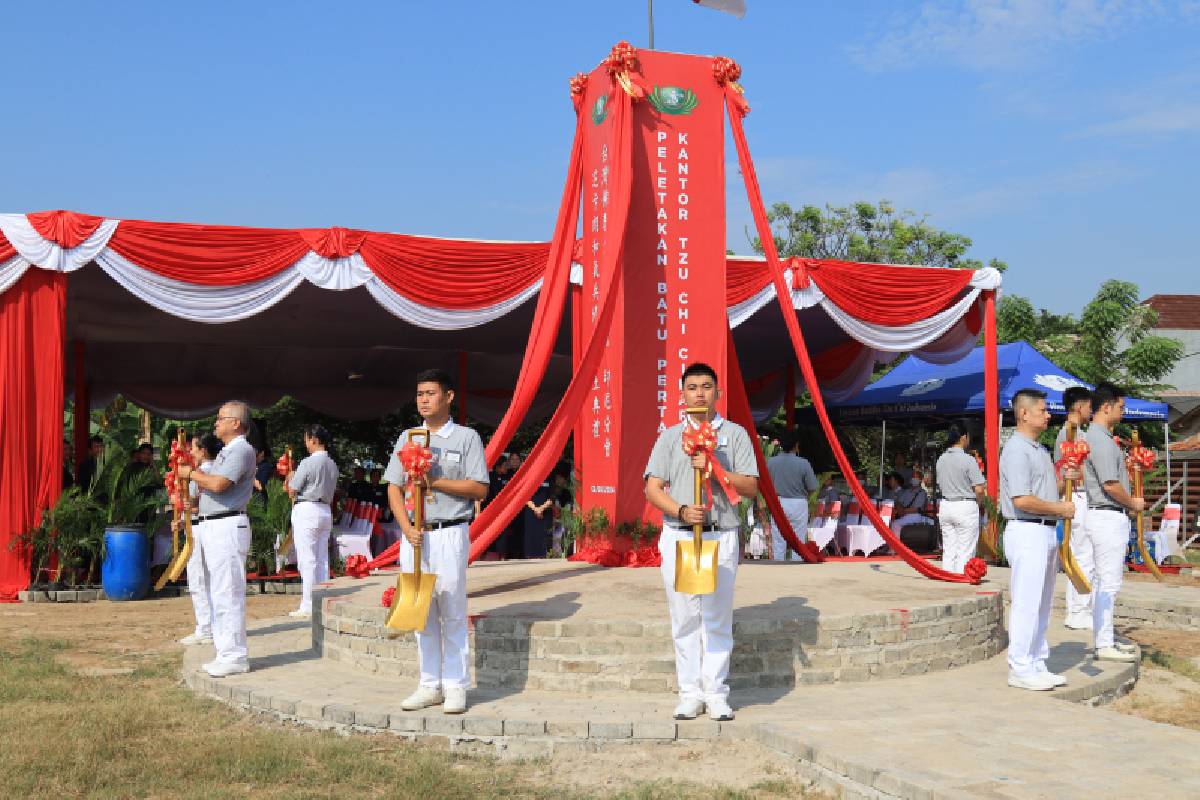 Dimulainya Pembangunan Rumah Insan Tzu Chi di Cikarang 