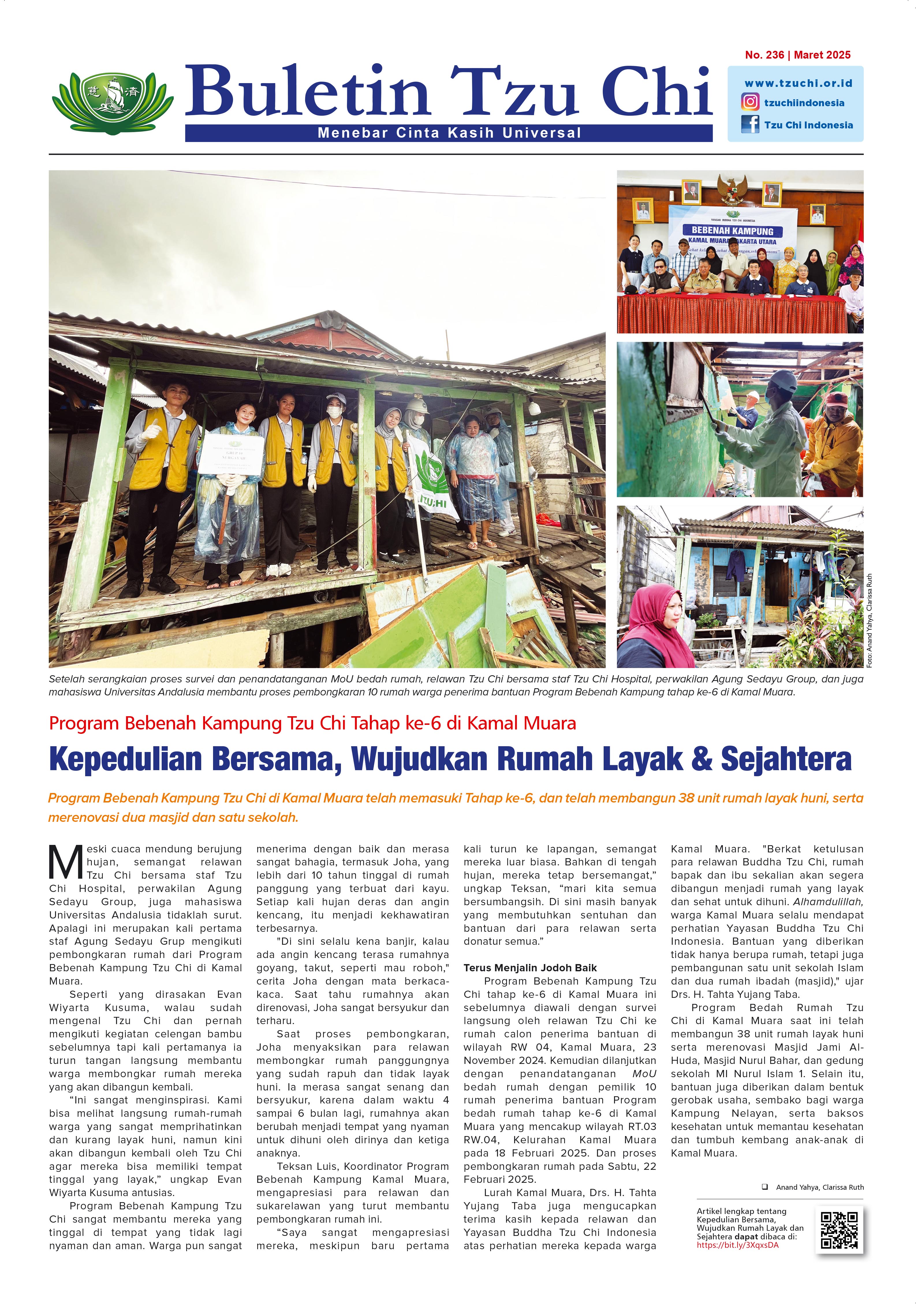 Buletin Tzu Chi Edisi 236 Maret 2025