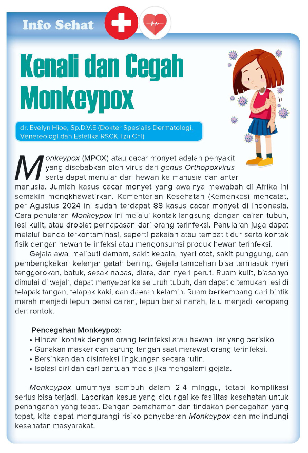 Kenali dan Cegah Monkeypox