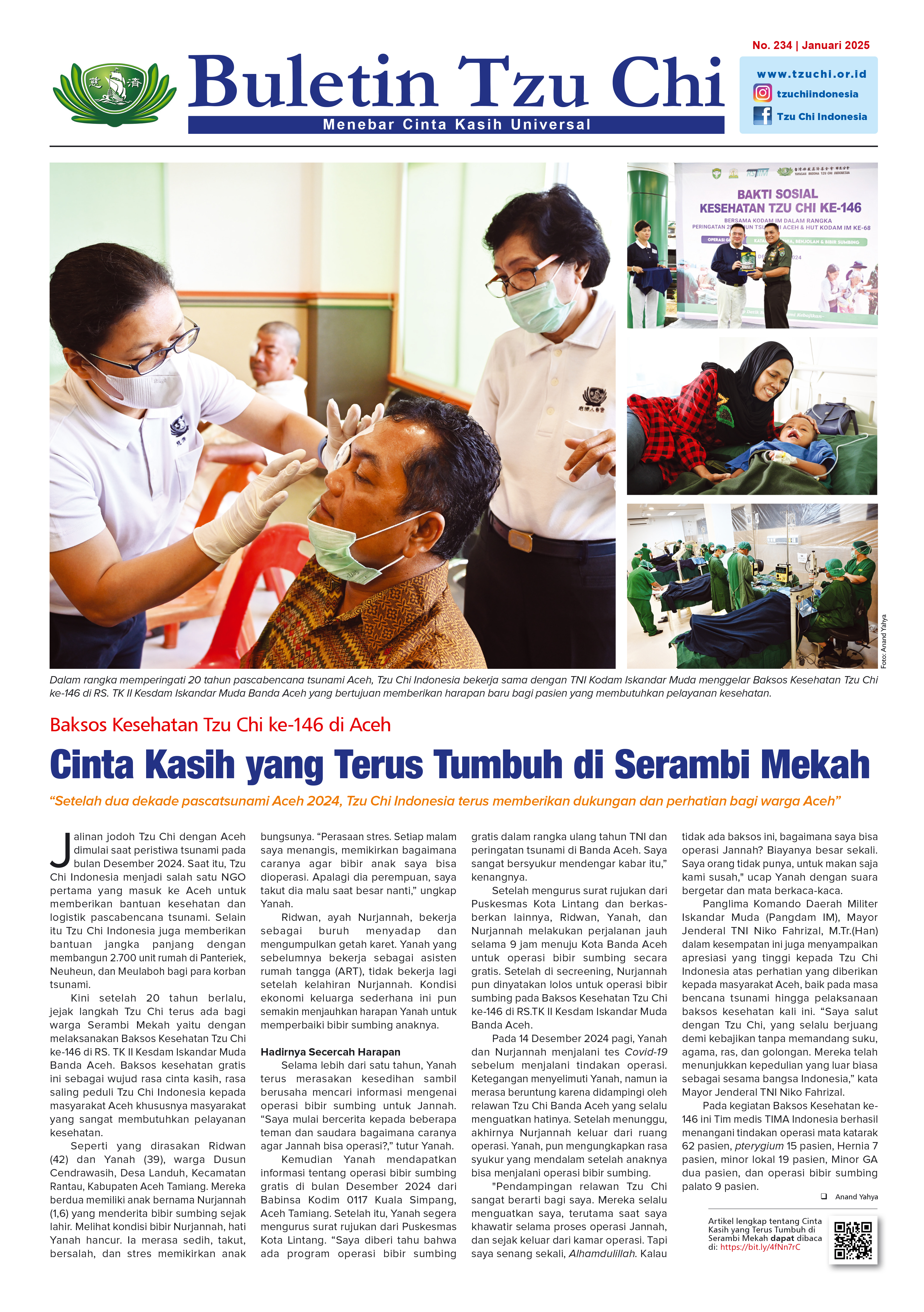 Buletin Tzu Chi Edisi 234 Januari 2025