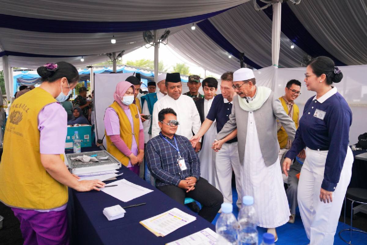 Yayasan Buddha Tzu Chi Medan Hadirkan Layanan Kesehatan untuk Santri dan Warga