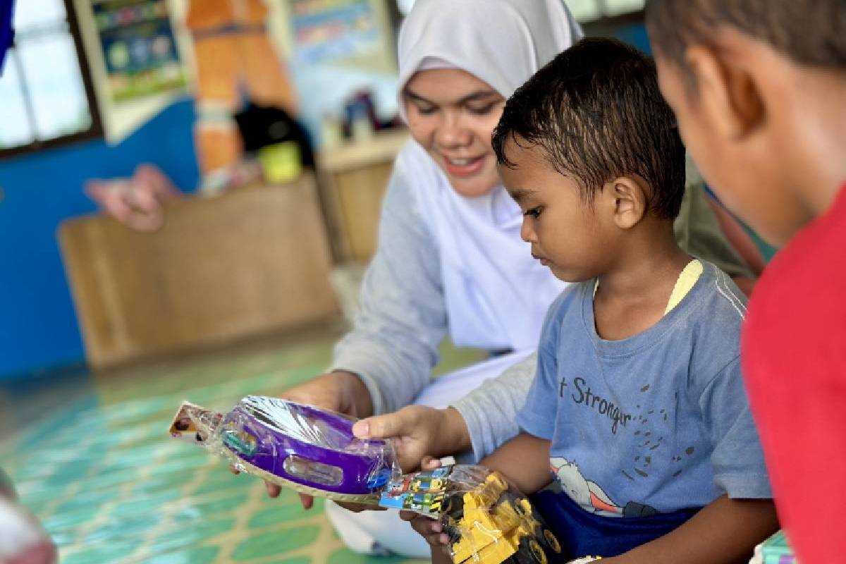 Mainan Sarat Edukasi untuk Balai Penitipan Anak (BPA) Belitung 