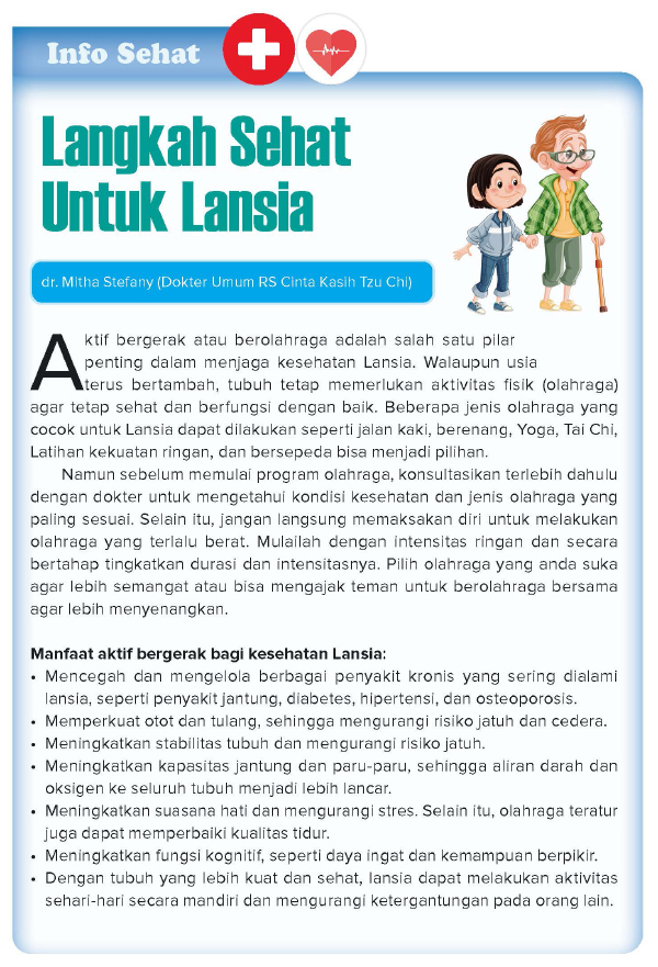 Langkah Sehat Untuk Lansia